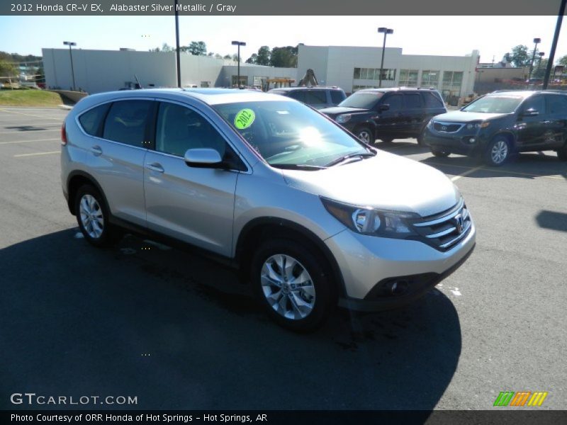 Alabaster Silver Metallic / Gray 2012 Honda CR-V EX