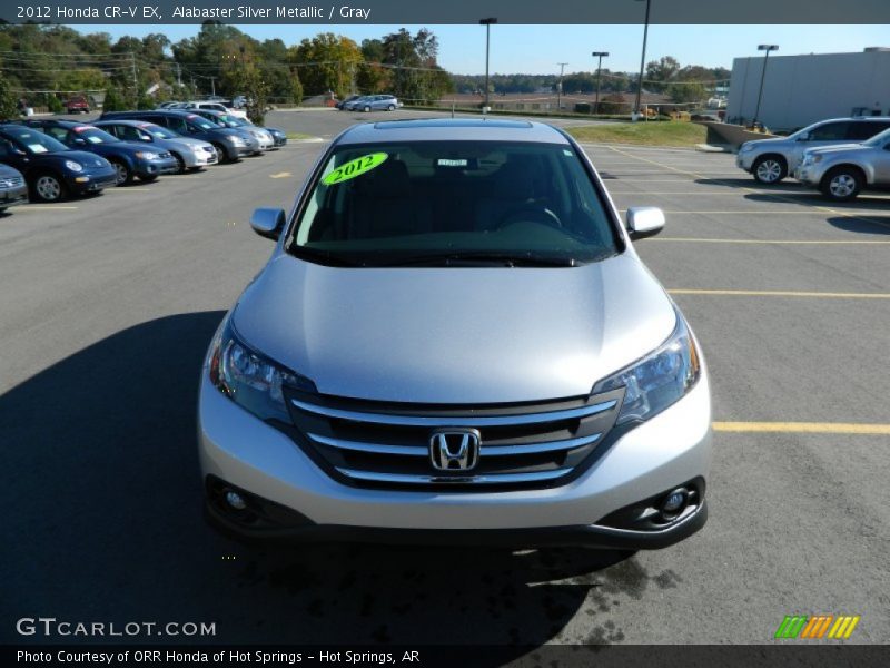 Alabaster Silver Metallic / Gray 2012 Honda CR-V EX