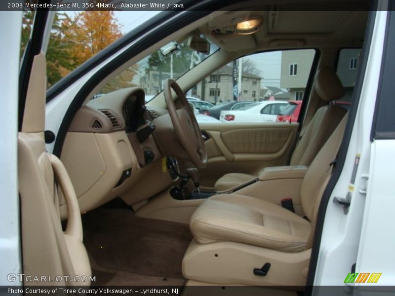 Alabaster White / Java 2003 Mercedes-Benz ML 350 4Matic