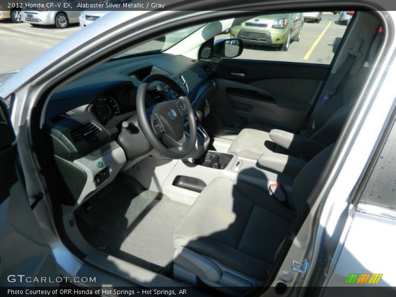 Alabaster Silver Metallic / Gray 2012 Honda CR-V EX