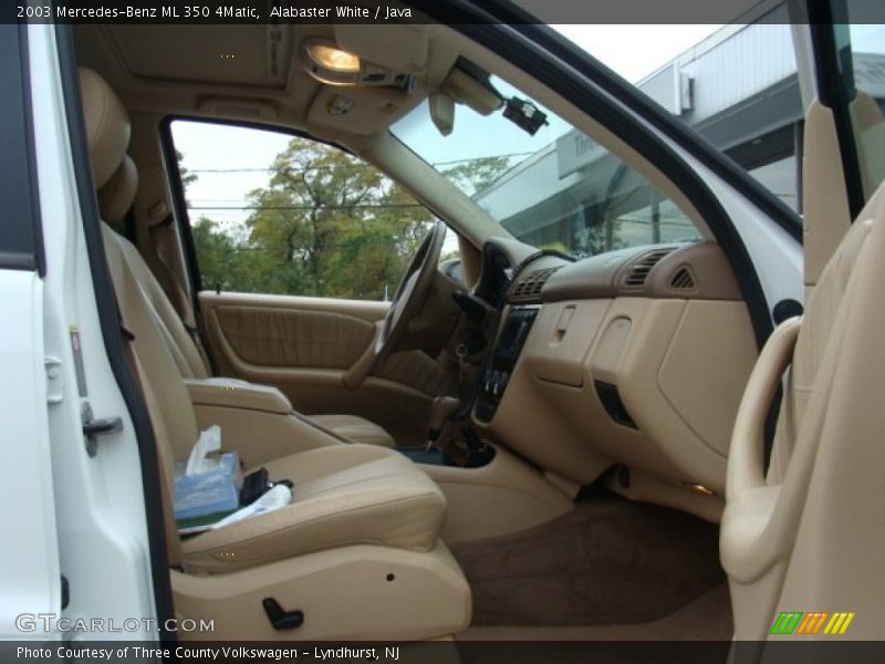 Alabaster White / Java 2003 Mercedes-Benz ML 350 4Matic