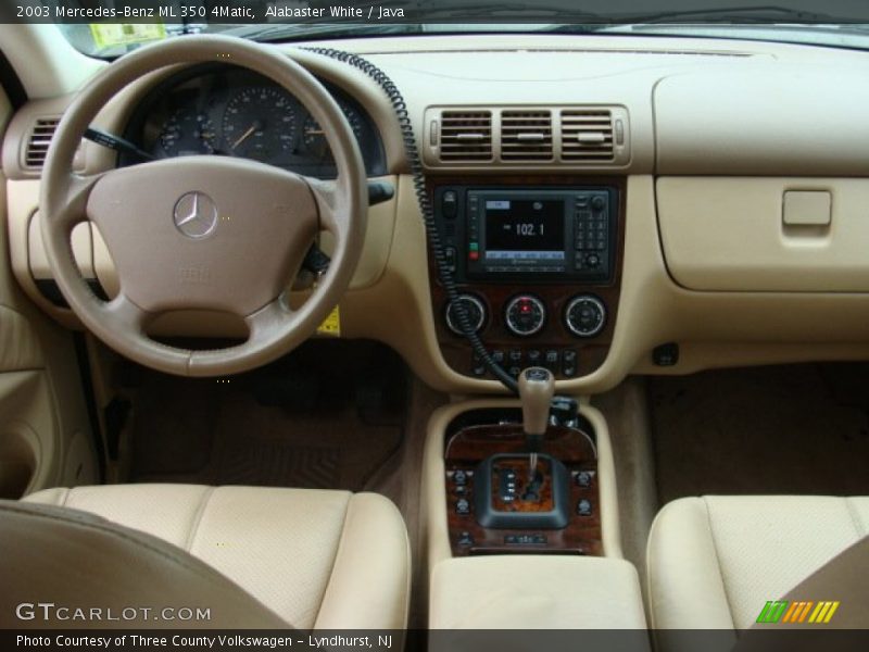 Alabaster White / Java 2003 Mercedes-Benz ML 350 4Matic