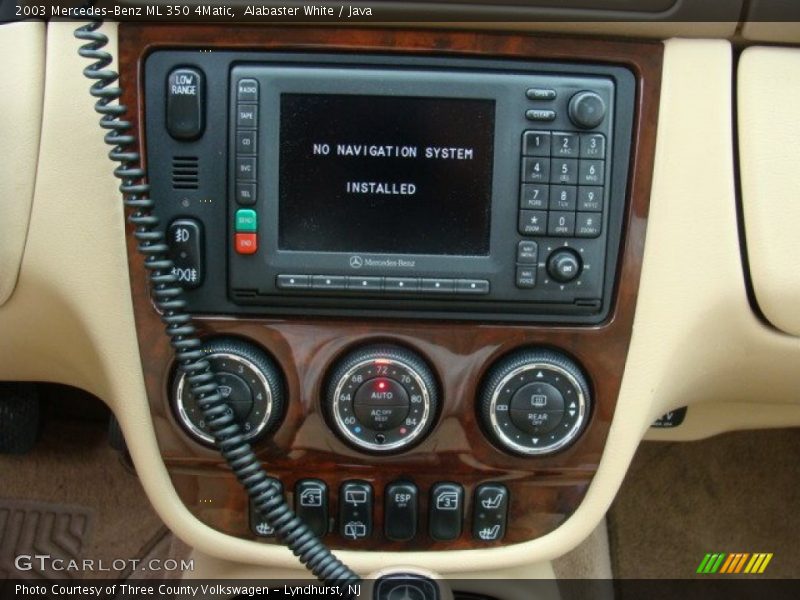 Alabaster White / Java 2003 Mercedes-Benz ML 350 4Matic