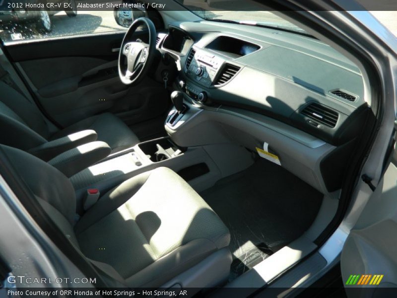 Alabaster Silver Metallic / Gray 2012 Honda CR-V EX