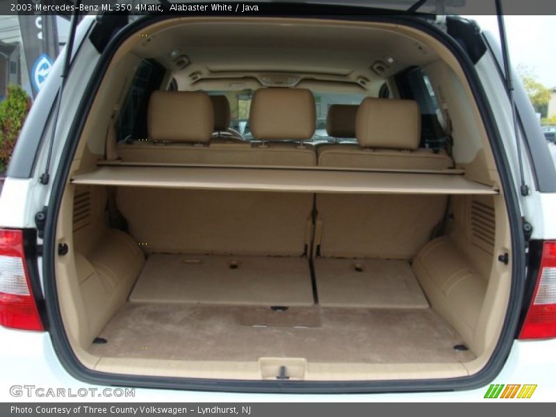 Alabaster White / Java 2003 Mercedes-Benz ML 350 4Matic