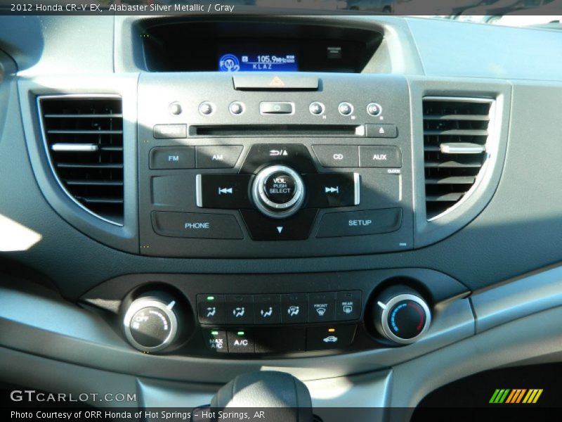 Alabaster Silver Metallic / Gray 2012 Honda CR-V EX