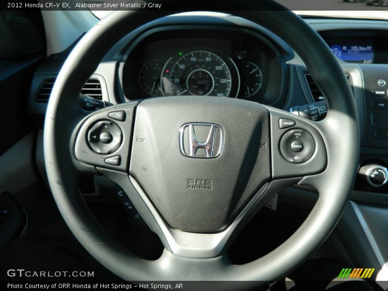 Alabaster Silver Metallic / Gray 2012 Honda CR-V EX