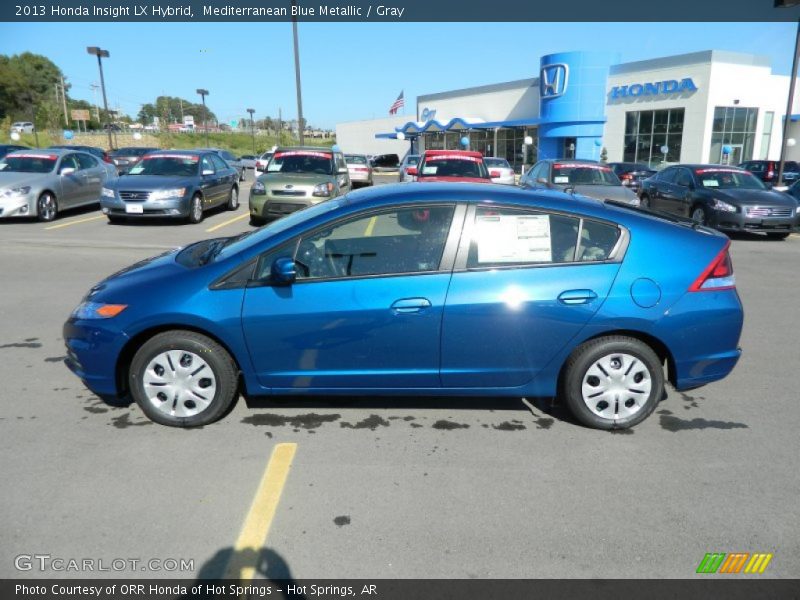  2013 Insight LX Hybrid Mediterranean Blue Metallic