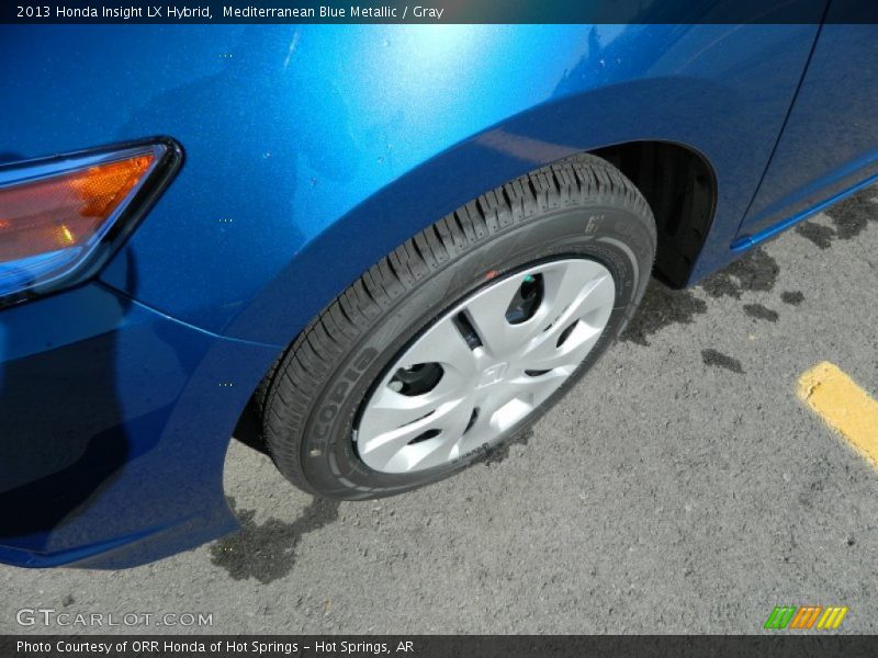 Mediterranean Blue Metallic / Gray 2013 Honda Insight LX Hybrid