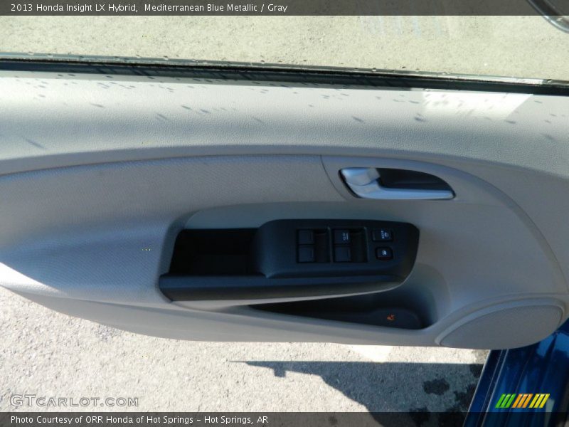 Mediterranean Blue Metallic / Gray 2013 Honda Insight LX Hybrid