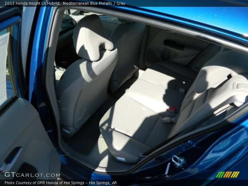 Mediterranean Blue Metallic / Gray 2013 Honda Insight LX Hybrid