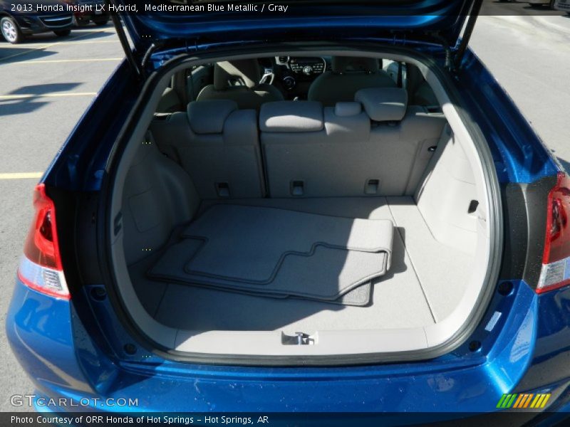Mediterranean Blue Metallic / Gray 2013 Honda Insight LX Hybrid