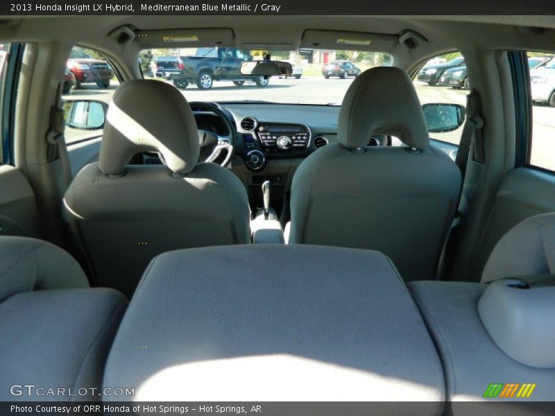 Mediterranean Blue Metallic / Gray 2013 Honda Insight LX Hybrid