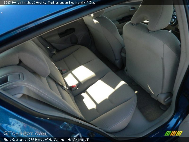 Mediterranean Blue Metallic / Gray 2013 Honda Insight LX Hybrid