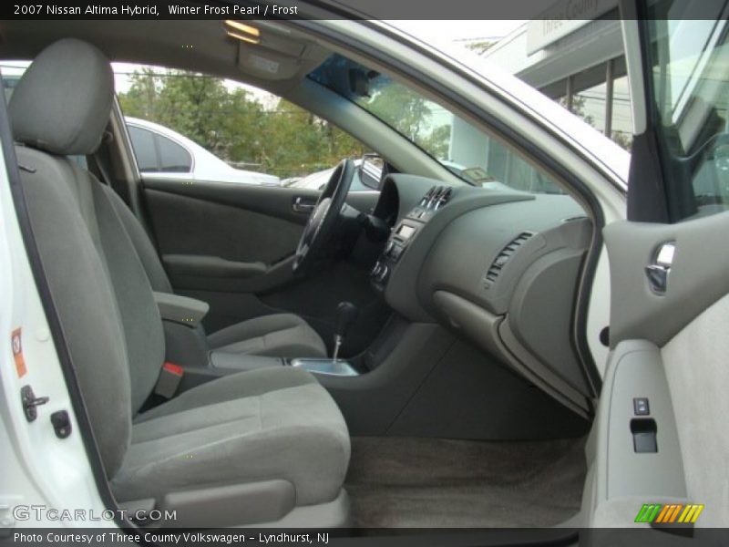 Winter Frost Pearl / Frost 2007 Nissan Altima Hybrid