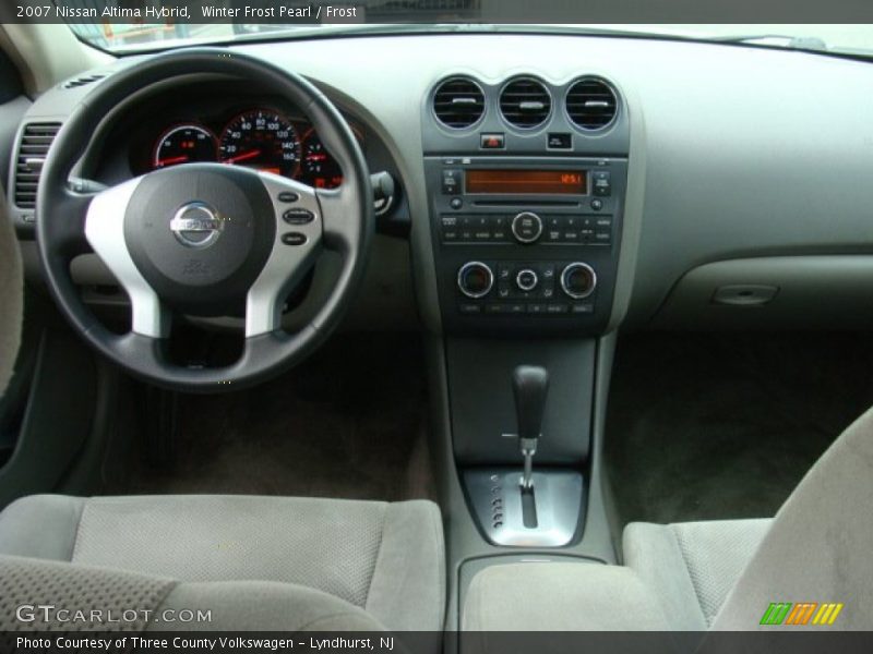 Winter Frost Pearl / Frost 2007 Nissan Altima Hybrid