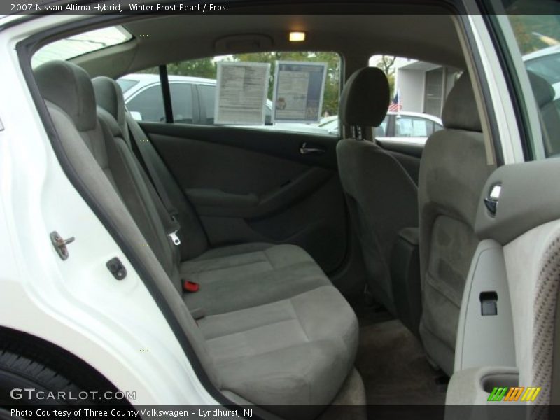 Winter Frost Pearl / Frost 2007 Nissan Altima Hybrid