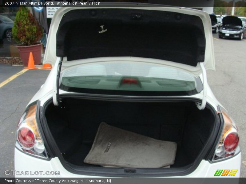 Winter Frost Pearl / Frost 2007 Nissan Altima Hybrid