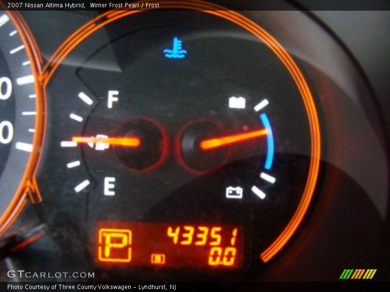 Winter Frost Pearl / Frost 2007 Nissan Altima Hybrid
