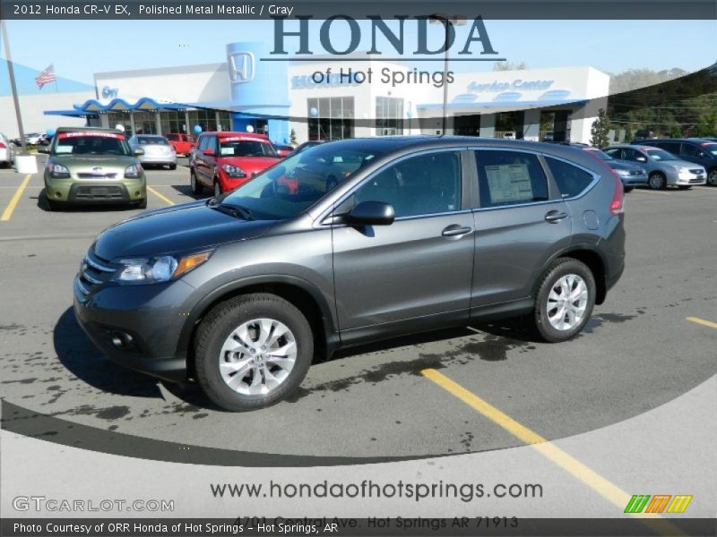 Polished Metal Metallic / Gray 2012 Honda CR-V EX