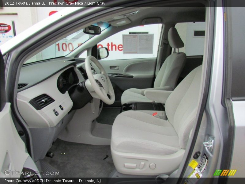 Predawn Gray Mica / Light Gray 2012 Toyota Sienna LE