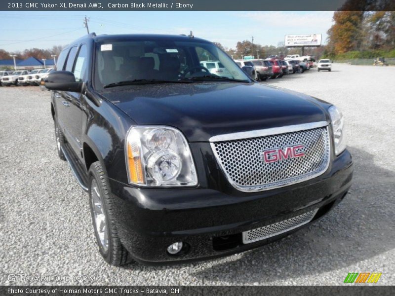 Carbon Black Metallic / Ebony 2013 GMC Yukon XL Denali AWD