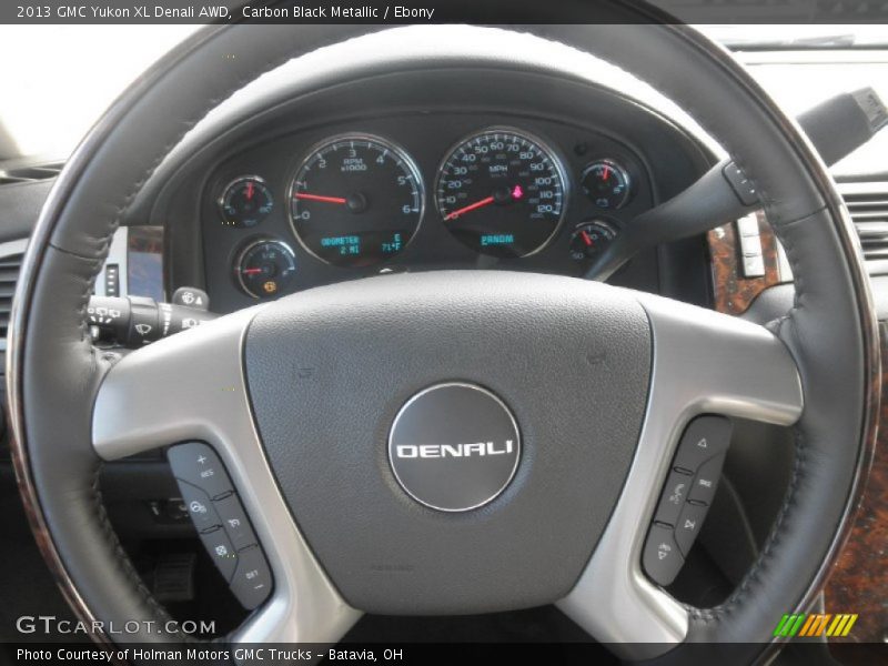 Carbon Black Metallic / Ebony 2013 GMC Yukon XL Denali AWD