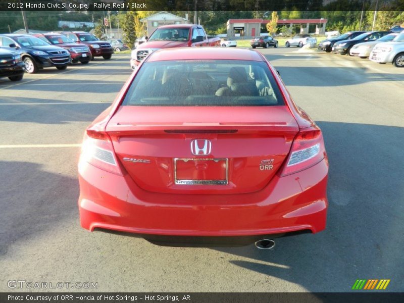 Rallye Red / Black 2012 Honda Civic Si Coupe