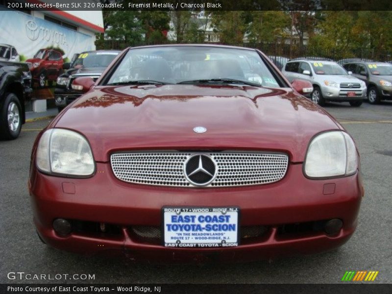 Firemist Metallic / Charcoal Black 2001 Mercedes-Benz SLK 320 Roadster