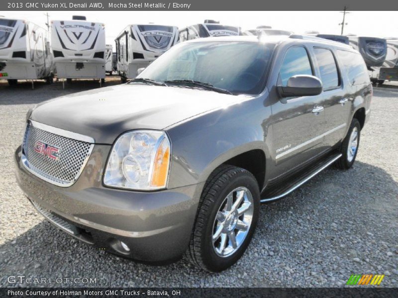 Mocha Steel Metallic / Ebony 2013 GMC Yukon XL Denali AWD