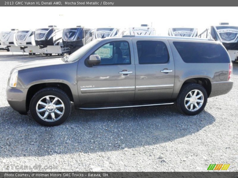 Mocha Steel Metallic / Ebony 2013 GMC Yukon XL Denali AWD