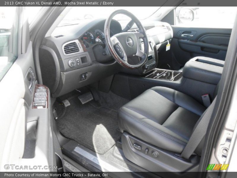 Mocha Steel Metallic / Ebony 2013 GMC Yukon XL Denali AWD