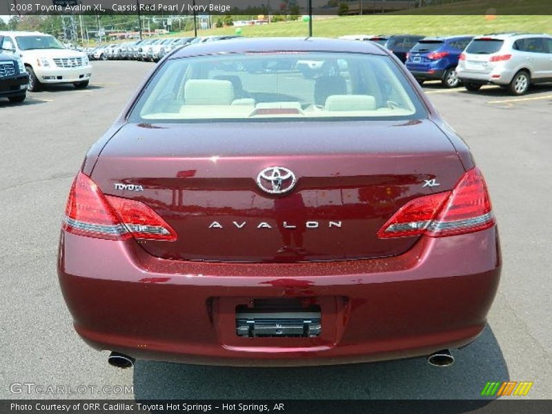 Cassis Red Pearl / Ivory Beige 2008 Toyota Avalon XL