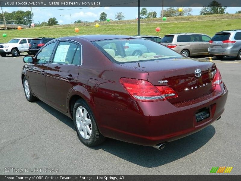 Cassis Red Pearl / Ivory Beige 2008 Toyota Avalon XL