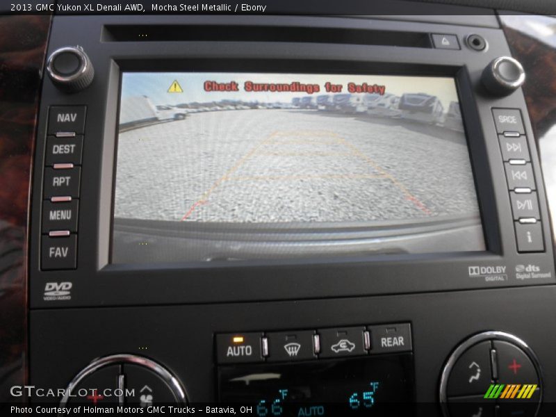 Mocha Steel Metallic / Ebony 2013 GMC Yukon XL Denali AWD