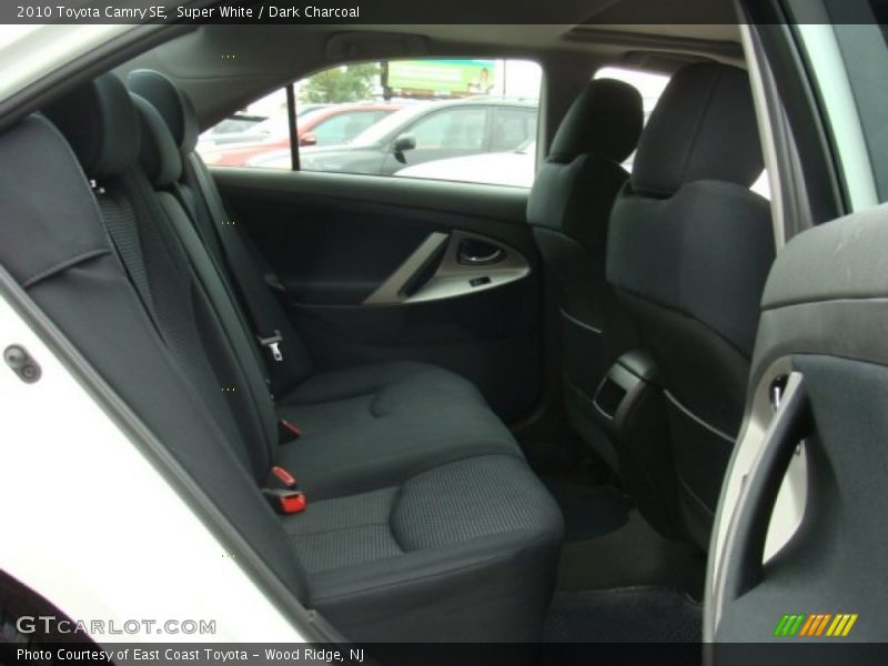 Super White / Dark Charcoal 2010 Toyota Camry SE