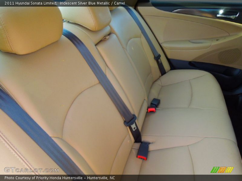 Iridescent Silver Blue Metallic / Camel 2011 Hyundai Sonata Limited