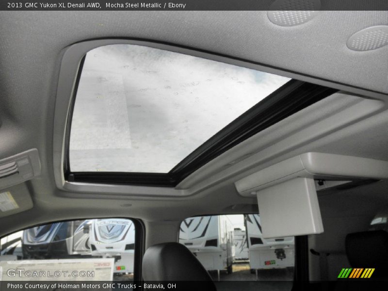 Mocha Steel Metallic / Ebony 2013 GMC Yukon XL Denali AWD