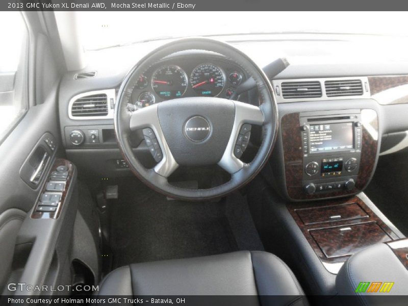 Mocha Steel Metallic / Ebony 2013 GMC Yukon XL Denali AWD