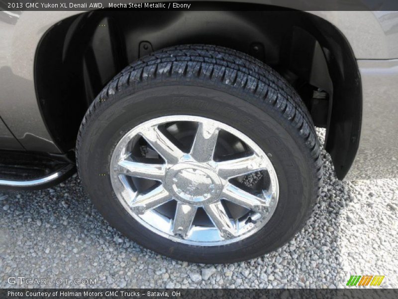 Mocha Steel Metallic / Ebony 2013 GMC Yukon XL Denali AWD