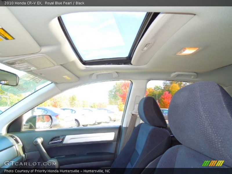 Royal Blue Pearl / Black 2010 Honda CR-V EX