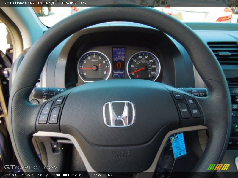 Royal Blue Pearl / Black 2010 Honda CR-V EX