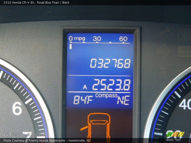 Royal Blue Pearl / Black 2010 Honda CR-V EX