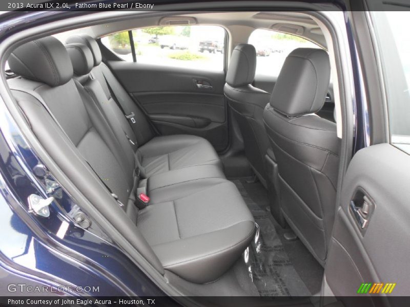Fathom Blue Pearl / Ebony 2013 Acura ILX 2.0L