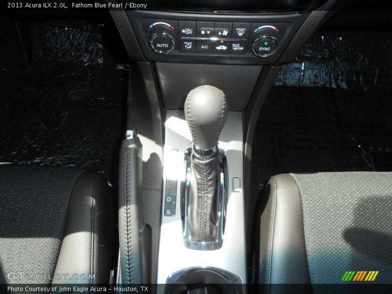 Fathom Blue Pearl / Ebony 2013 Acura ILX 2.0L