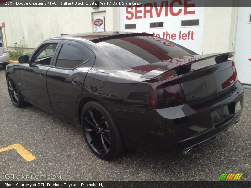 Brilliant Black Crystal Pearl / Dark Slate Gray 2007 Dodge Charger SRT-8