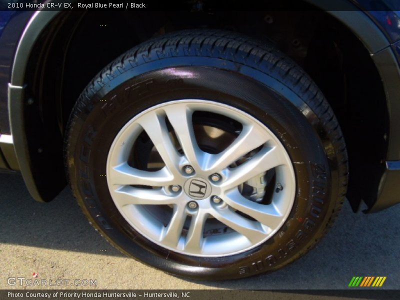 Royal Blue Pearl / Black 2010 Honda CR-V EX