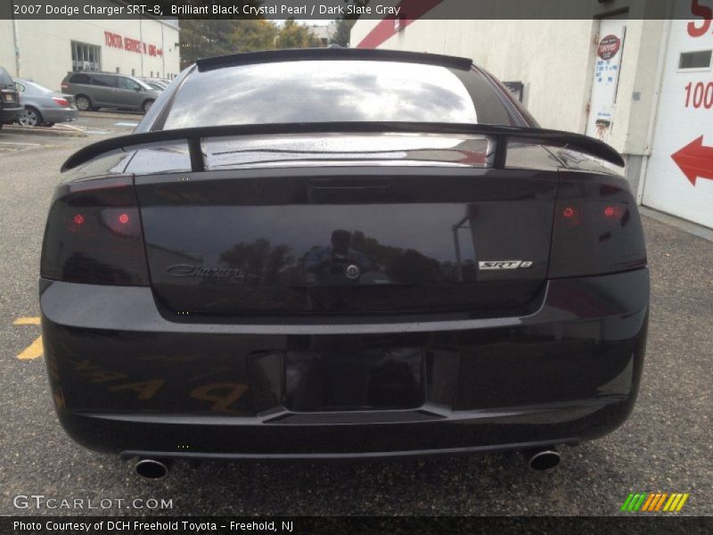 Brilliant Black Crystal Pearl / Dark Slate Gray 2007 Dodge Charger SRT-8