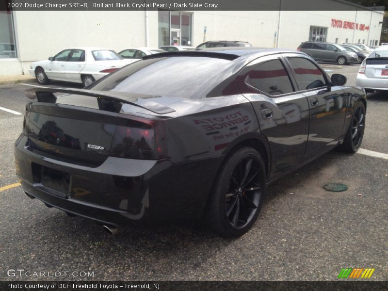 Brilliant Black Crystal Pearl / Dark Slate Gray 2007 Dodge Charger SRT-8