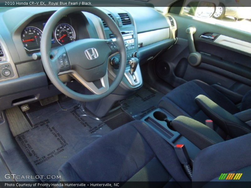 Royal Blue Pearl / Black 2010 Honda CR-V EX